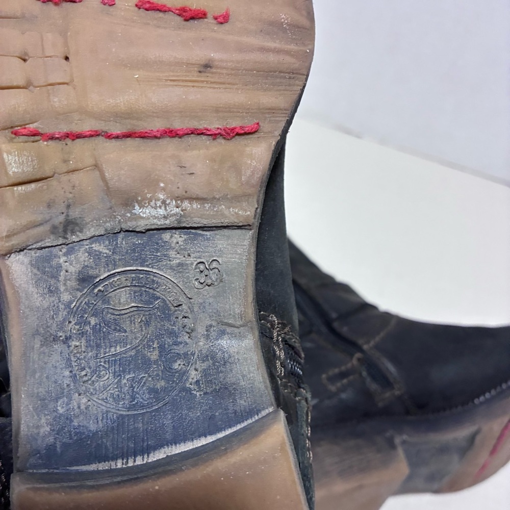 Pakros - Blacker Leather Moto Boot - 36 - Picture 13 of 14